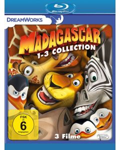 Madagascar 1-3 (Blu-ray) BR
