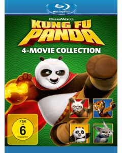 Kung Fu Panda 1-4 Collection (Blu-ray) BR