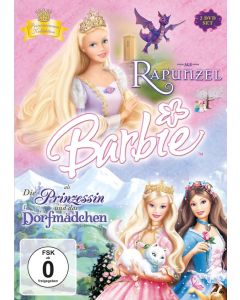 Barbie als Rapunzel / Barbie als Die Prinzessin und das Dorfmädchen DVD