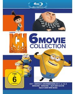 Ich - Einfach unverbesserlich & Minions (6-Movie Collection) (Blu-ray) BR