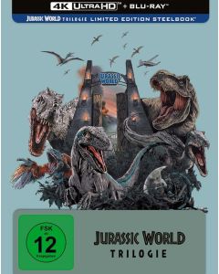 Jurassic World Trilogie (4K Ultra HD Blu-ray & Blu-ray im Steelbook) UHD