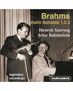 Johannes Brahms (1833-1897) - Sonaten für Violine & Klavier Nr.1-3 CD