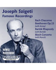 Joseph Szigeti - Famous Recordings CD
