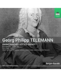 Georg Philipp Telemann (1681-1767) - Harmonischer Gottesdienst Vol.6 (Kantaten für hohe Stimme, Oboe, Bc / Hamburg 1725/26) CD