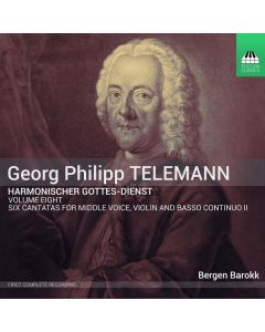 Georg Philipp Telemann (1681-1767) - Harmonischer Gottesdienst Vol.8 (Kantaten für mittlere Stimme, Violine & Bc ) CD