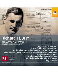 Richard Flury (1896-1967) - Casanova e l'Albertolli CD