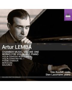Artur Lemba (1885-1963) - Kammermusik Vol.1 CD