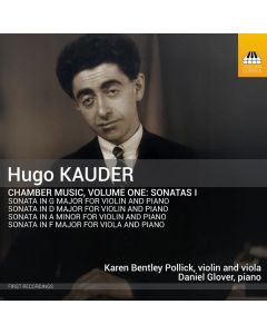 Hugo Kauder (1888-1972) - Kammermusik Vol.1 - Sonaten CD
