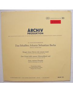 Johann Sebastian Bach (1685-1750) • Singet dem Herrn ein neues Lied LP • Kurt Thomas