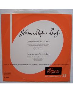 Johann Sebastian Bach (1685-1750) • Orchestersuiten Nr. 2 & 3 LP