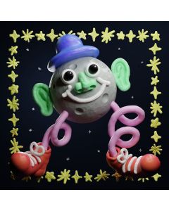 Psychedelic Porn Crumpets - Carpe Diem, Moonman (Red & Black Marbled Vinyl) LP