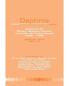 Daphnis • Band 39 - 2010, Heft 1-2