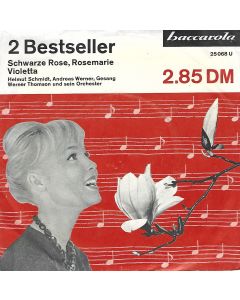 Helmut Schmidt, Andreas Werner • Schwarze Rose, Rosemarie / Violetta 7"