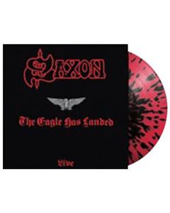 Saxon - The Eagle Has Landed (Live) (Limited Edition) (Red with Black Splatter Vinyl) LP