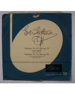 Ludwig van Beethoven (1770-1827) • Sinfonie Nr. 1 & 7 LP