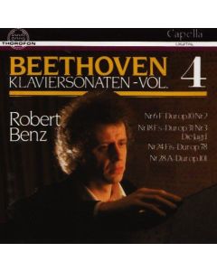 Robert Benz: Ludwig van Beethoven (1770-1827) • Klaviersonaten Vol. 4 CD