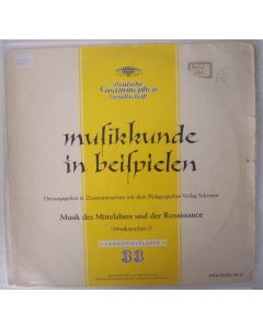 Musik des Mittelalters und der Renaissance LP
