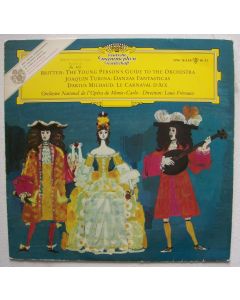 Britten - Turina - Milhaud • Orchestre National de L'Opéra de Monte-Carlo LP