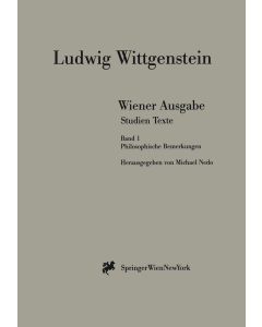 Ludwig Wittgenstein • Philosophische Bemerkungen