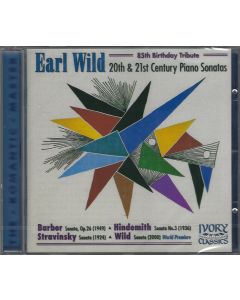 Earl Wild • 20th & 21st Century Piano Sonatas CD