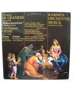 Vincenzo de Grandis (1631-1708) • Weihnachtssinfonie LP
