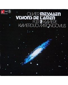 Olivier Messiaen (1908-1992) • Visions de l'Amen für 2 Klaviere LP • Klavierduo Mrongovius