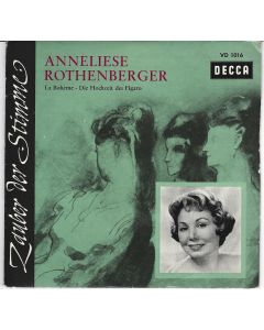 Anneliese Rothenberger • La Bohème - Die Hochzeit des Figaro 7"