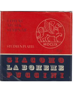 Cottas Musik Seminar • Giacomo Puccini - La Boheme 7"