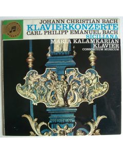 Johann Christian Bach (1735-1782) • Klavierkonzerte LP • Maria Kalamkarian