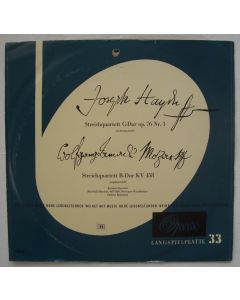 Joseph Haydn / Wolfgang Amadeus Mozart • Streichquartette LP • Barchet-Quartett
