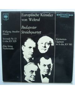 Budapester Streichquartett • Wolfgang Amadeus Mozart (1756-1791) LP