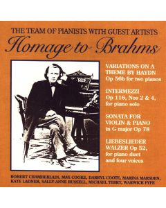 Homage to Brahms CD