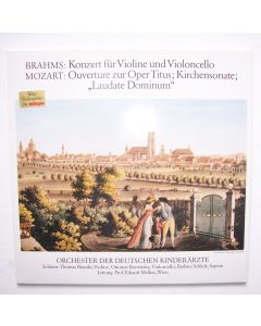 Johannes Brahms (1833-1897) • Konzert für Violine & Cello LP • Ottomar Borwitzky, Thomas Brandis