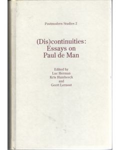 (Dis)continuities: Essays on Paul de Man