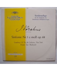 Johannes Brahms (1833-1897) • Sinfonie Nr. 1 LP • Igor Markevitch