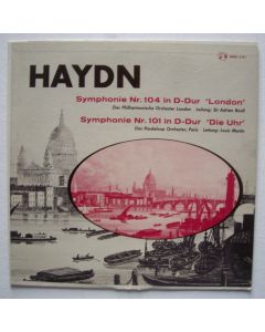 Joseph Haydn (1732-1809) • Symphonie Nr. 104 "London" & Nr. 101 "Die Uhr" LP