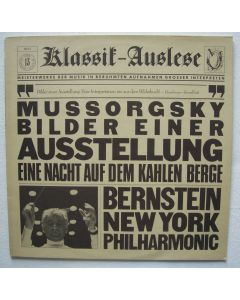 Leonard Bernstein: Modest Mussorgsky (1839-1881) • Bilder einer Ausstellung LP