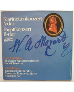 Wolfgang Amadeus Mozart (1756-1791) • Klarinettenkonzert A-dur - Fagottkonzert B-dur LP