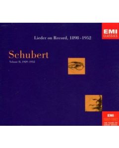 Franz Schubert (1797-1828) • Lieder on Record Vol. 2 3 CDs