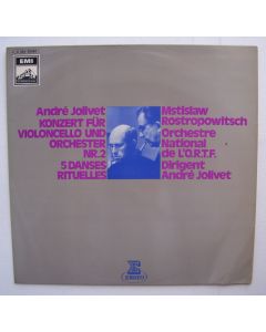 André Jolivet (1905-1974) • Konzert für Violoncello und Orchester Nr. 2 LP