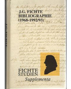 J. G. Fichte Bibliographie (1968-1992/93)
