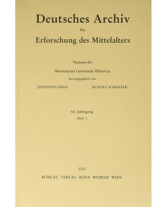 Deutsches Archiv für Erforschung des Mittelalters • 66. Jahrgang, Heft 1