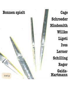 Bonnen spielt Cage, Schroeder, Hindemith, ... CD