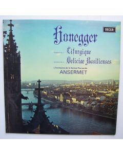 Arthur Honegger (1892-1955) • Symphonies Nos. 3 & 4 LP • Ernest Ansermet