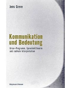 Jens Greve • Kommunikation und Bedeutung