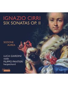 Ignatio Cirri (1711-1787) - Cembalosonaten op. 2 Nr. 1-6 mit Begleitung einer Violine CD