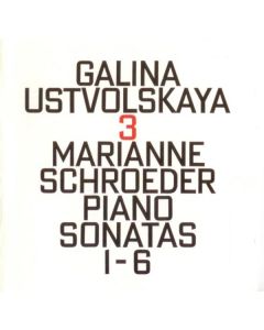 Galina Ustvolskaya (1919-2006) • 3 - Piano Sonatas 1-6 CD