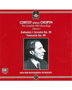 Alfred Cortot plays Chopin • The Complete HMV Recordings Volume I CD