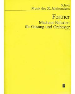 Wolfgang Fortner (1907-1987) • Machaut-Balladen