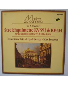 Mozart (1756-1791) • Streichquintette KV 593 & KV 614 LP • Grumiaux Trio